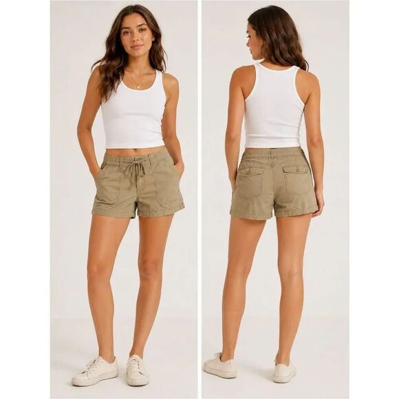 Supplies Pants - Supplies Tan Cargo Shorts Size 10